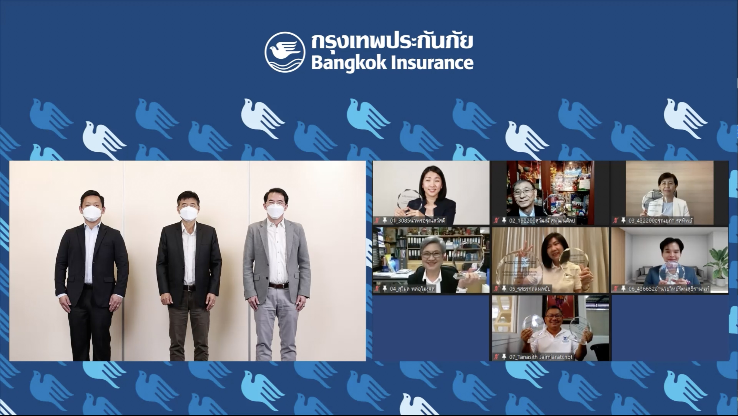BKI จัดประชุมตัวแทนและนายหน้าบุคคล ประจำปี 2565 รับศักราชใหม่ ผ่านสื่อออนไลน์