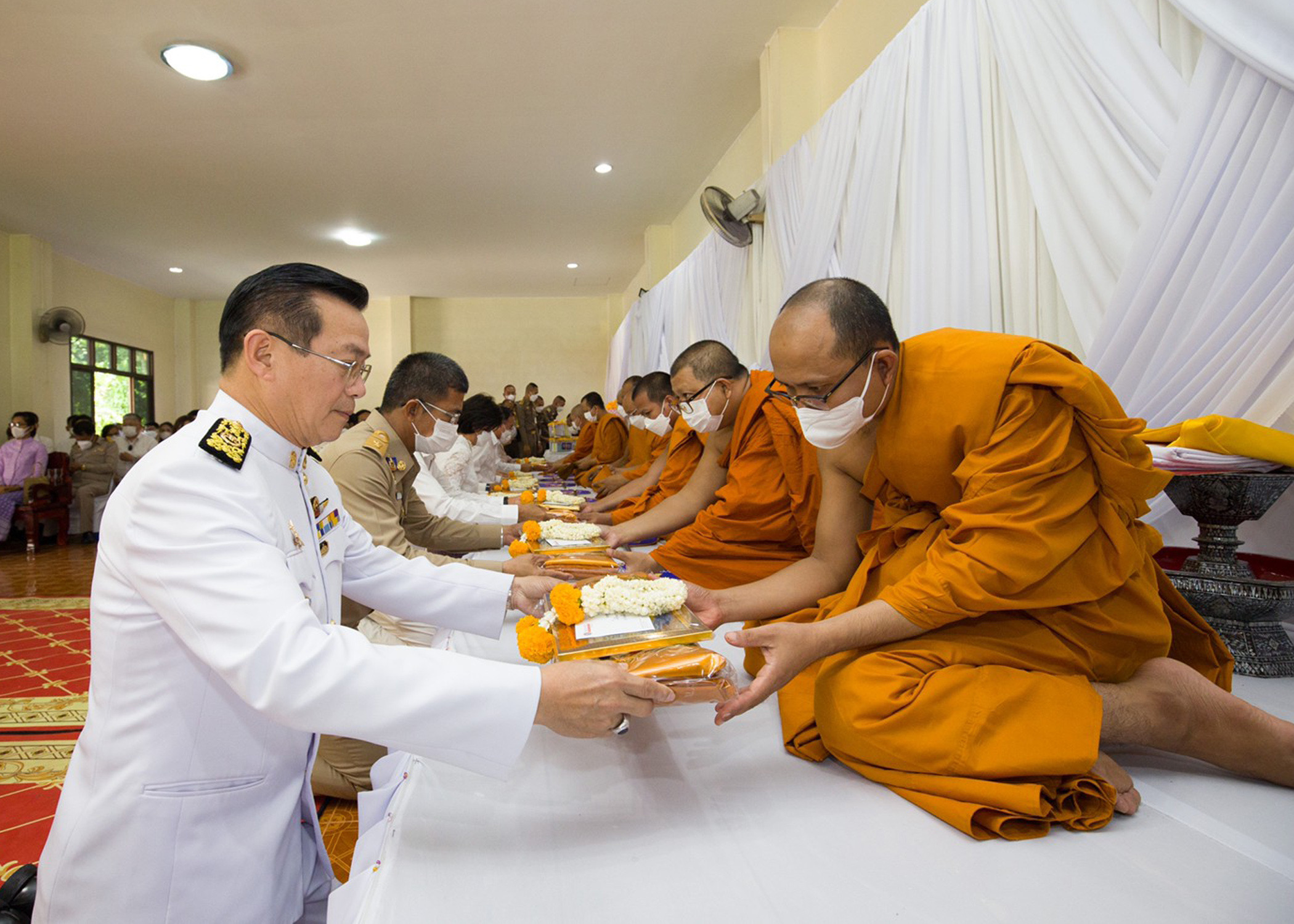 ทิพยประกันภัยอัญเชิญผ้าพระกฐินโปรดประทาน ของสมเด็จพระสังฆราช ไปทอดถวาย ณ วัดเทพนิมิต จังหวัดนครศรีธรรมราช