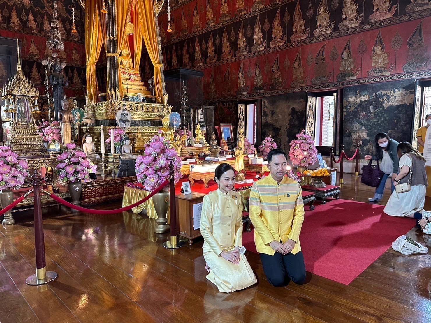 รัฐมนตรีว่าการกระทรวงวัฒนธรรมเข้าสักการะพระพุทธรูปวังหน้า พระปฏิมาแห่งแผ่นดิน “มงคลพุทธคุณ” เนื่องในวันขึ้นปีใหม่ พุทธศักราช ๒๕๖๖