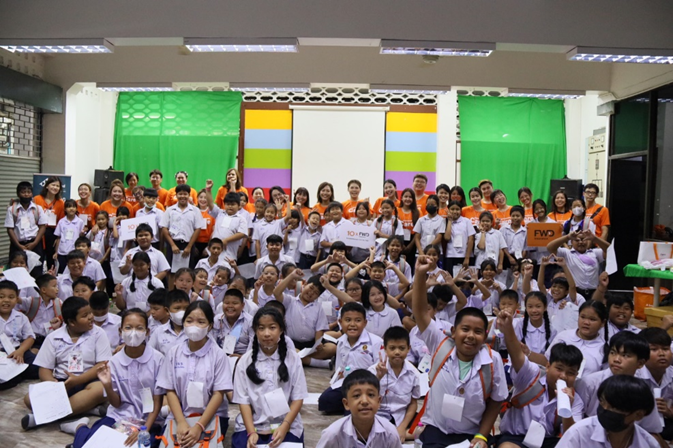 FWD ประกันชีวิต ร่วมกับ มูลนิธิจูเนียร์อะชีฟเม้นท์ ประเทศไทย ลงพื้นที่จัดเวิร์กช็อปส่งต่อความรู้ทางการเงินแก่เยาวชนโรงเรียนมหาวีรานุวัตร