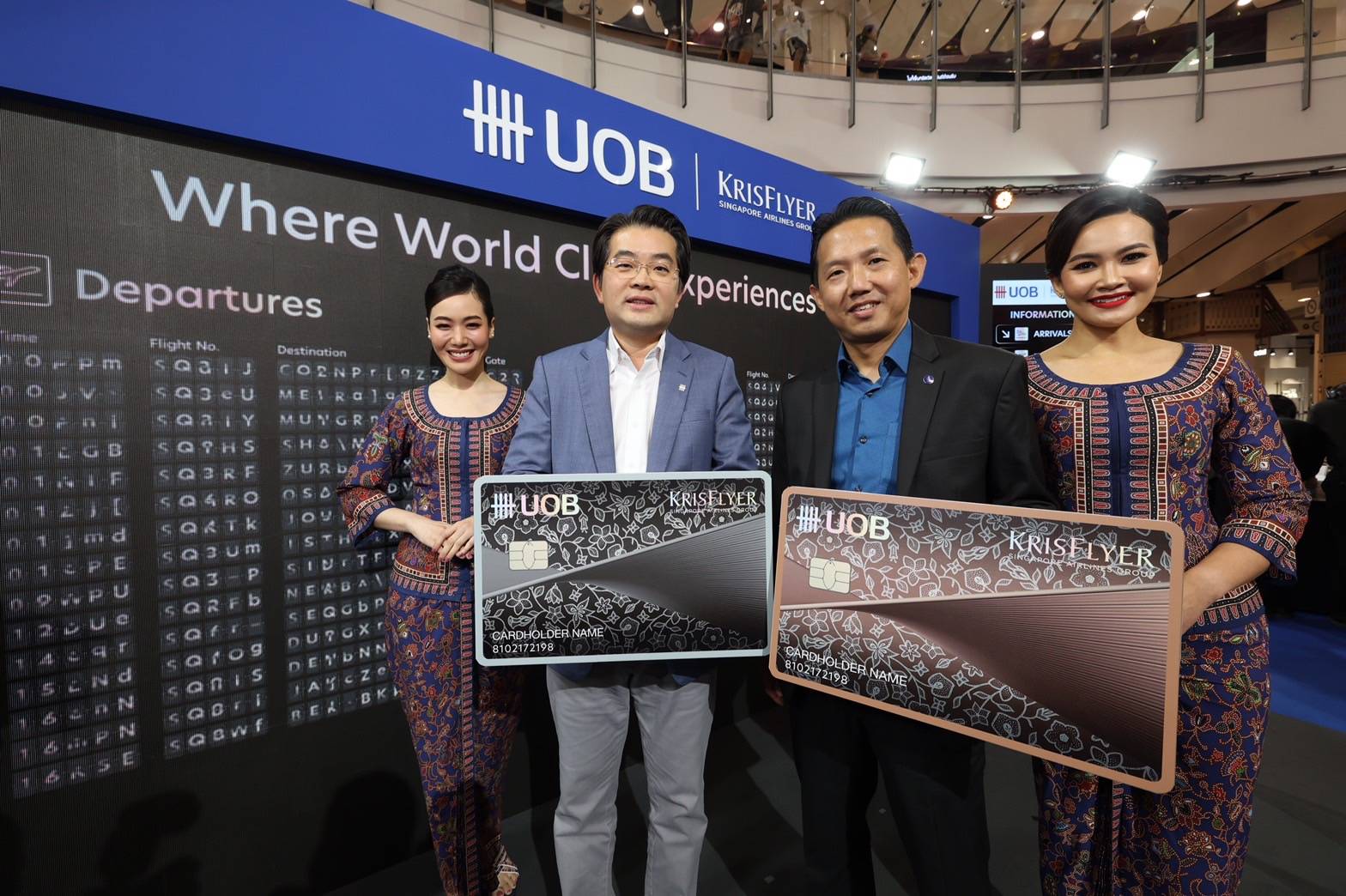ยูโอบี ประเทศไทย ร่วมกับ สิงคโปร์ แอร์ไลน์ส เปิดตัวบัตรเครดิตยูโอบี คริสฟลายเออร์บัตรเครดิตเพื่อนักเดินทาง พร้อมรับไมล์สะสมจากการใช้จ่าย
