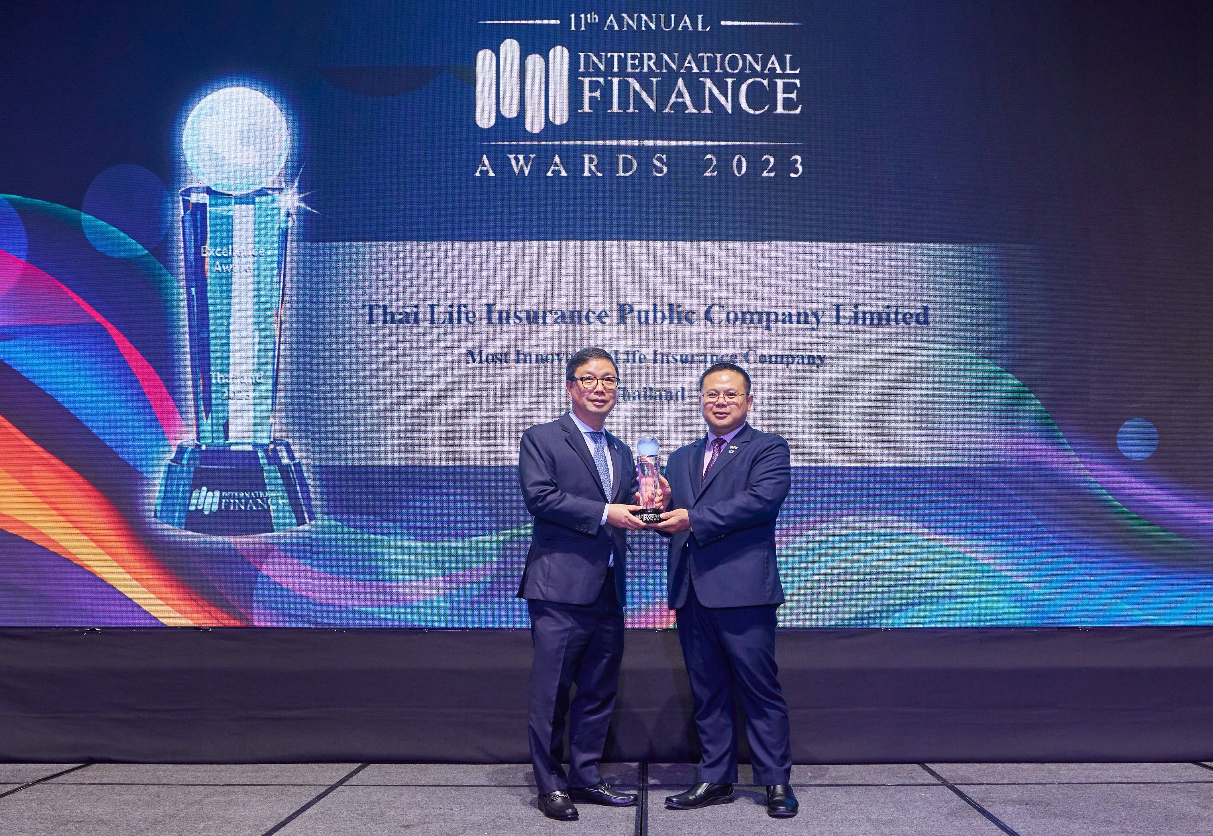 ไทยประกันชีวิตรับรางวัล Most Innovative Life Insurance Company