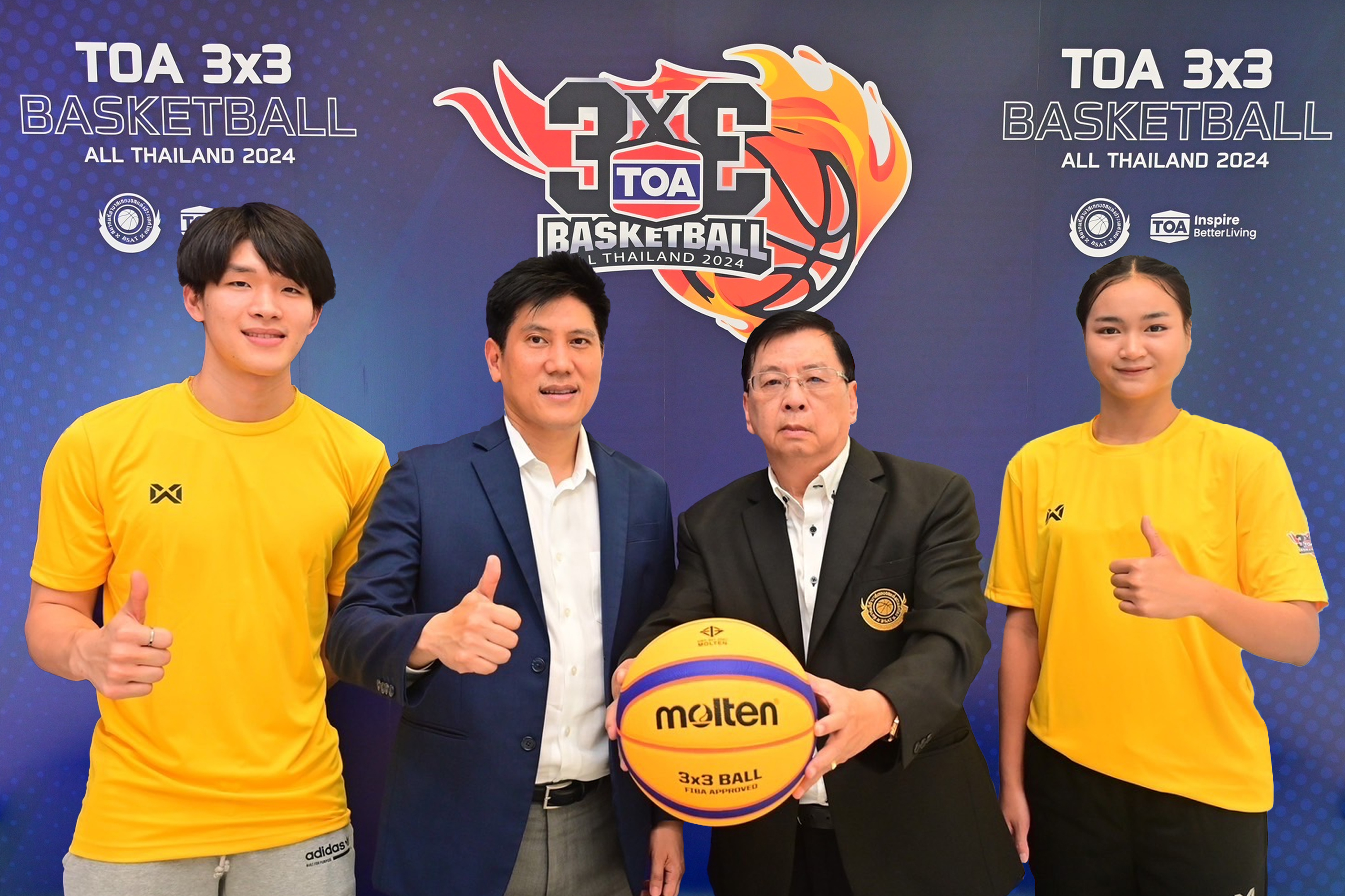 TOA x สมาคมยัดห่วง ดันกีฬาเป็น Soft Powerจัดศึกดวลบาส 3×3 คึกคักทั่วไทย ต่อเนื่องปีที่ 2พร้อมชิงตั๋ว ลัดฟ้าชมแมตช์ระดับโลกที่ญี่ปุ่น เริ่มสนามแรก 26 เมษานี้
