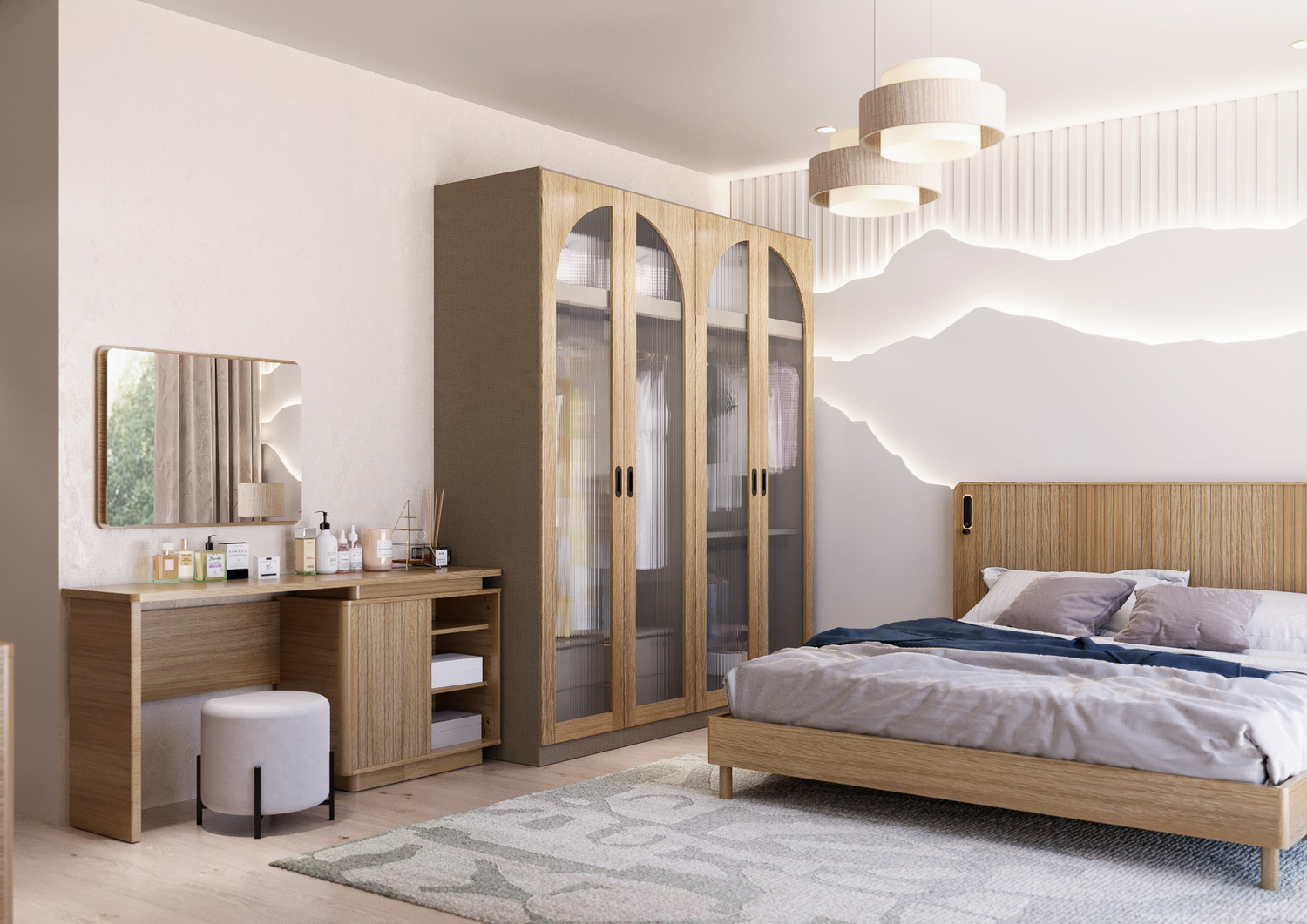 เอสบี ดีไซน์สแควร์ เผยโฉมคอลเลกชันใหม่ ‘Valley Collection’ ภายใต้แบรนด์ SB Furniture ที่ล้ำหน้าด้วยเทคโนโลยีการให้ลวดลายและผิวสัมผัสเหมือนไม้จริง แต่งแต้มดีไซน์ห้องนอนและห้องนั่งเล่นในสไตล์สแกนดิเนเวียน