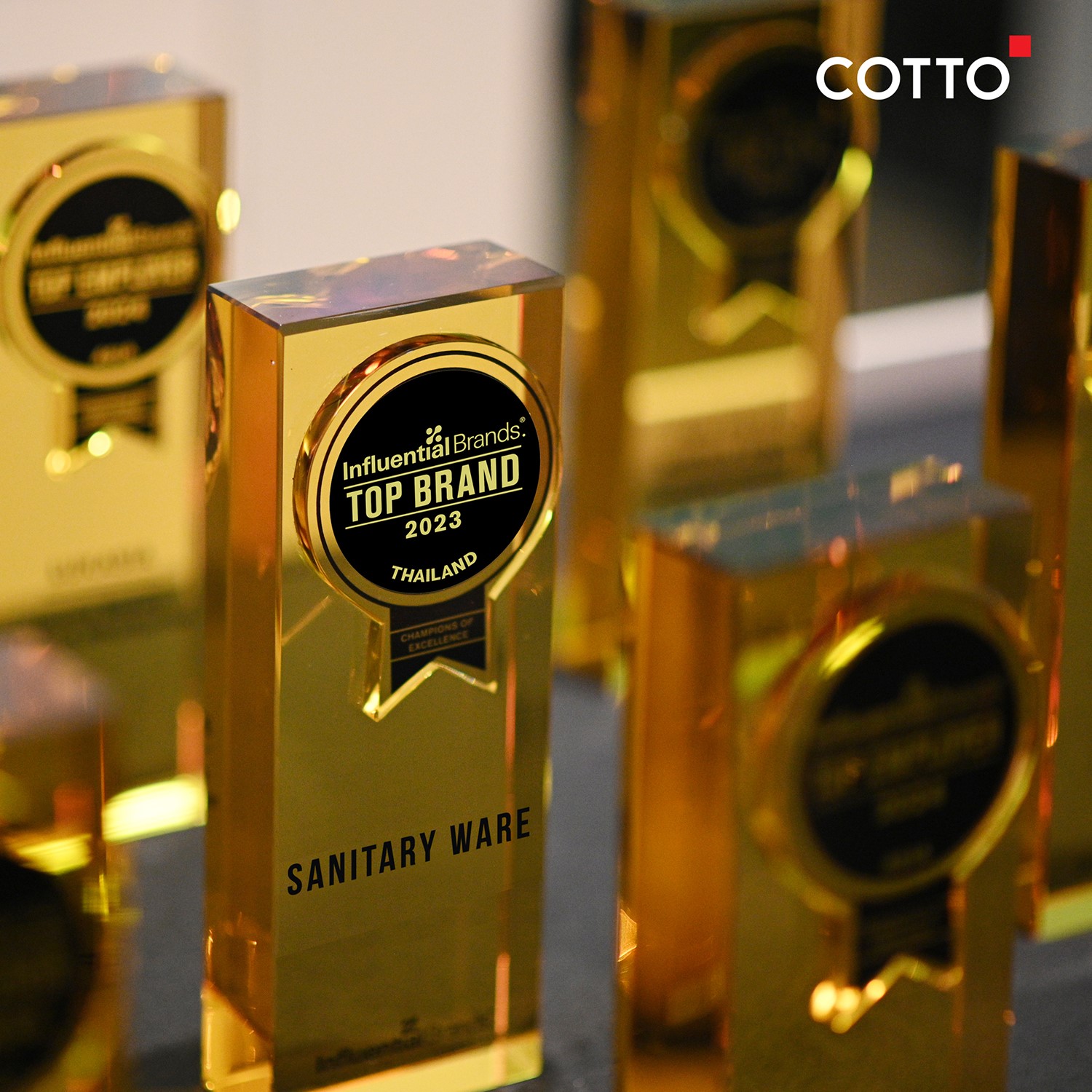 SCGD ส่งแบรนด์ COTTO คว้ารางวัลสุดยอดแบรนด์เอเชียที่ทรงอิทธิพลต่อผู้บริโภคมากที่สุดแห่งปี มั่นใจรักษาแชมป์สุขภัณฑ์และก๊อกน้ำ อันดับ 1 ตามเป้า ด้วยยอดขายกว่า 5 พันล้านบาท