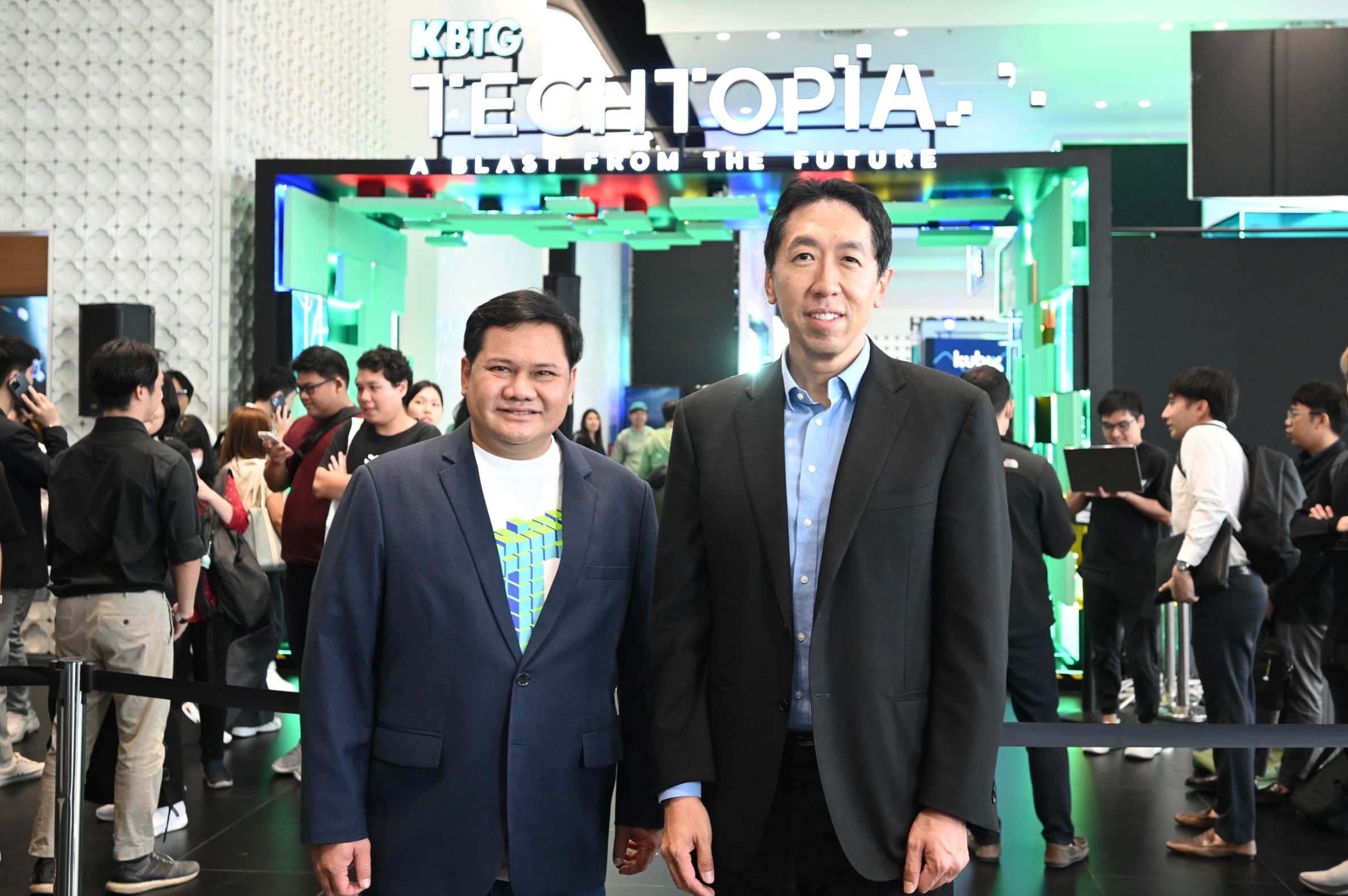 KBTGจัดอีเวนท์แห่งปีKBTG Techtopia โชว์เคสนวัตกรรม ผนึกความร่วมมือกับผู้นำด้าน AI ระดับโลก พร้อมชูบทบาทไทยในการเป็นจุดหมายปลายทางของเทคโนโลยีแห่งอนาคต