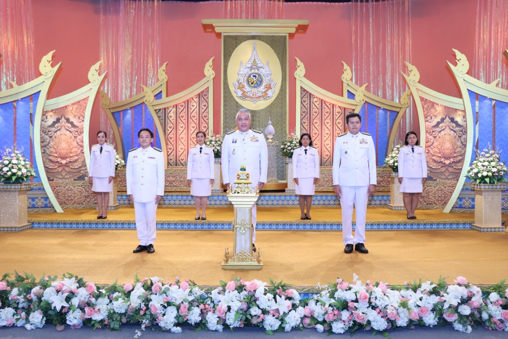 การเคหะแห่งชาติบันทึกเทปโทรทัศน์ถวายพระพรชัยมงคลพระบาทสมเด็จพระวชิรเกล้าเจ้าอยู่หัวและสมเด็จพระบรมราชชนนีพันปีหลวง ณ สถานีโทรทัศน์ ช่อง 9 MCOT HD
