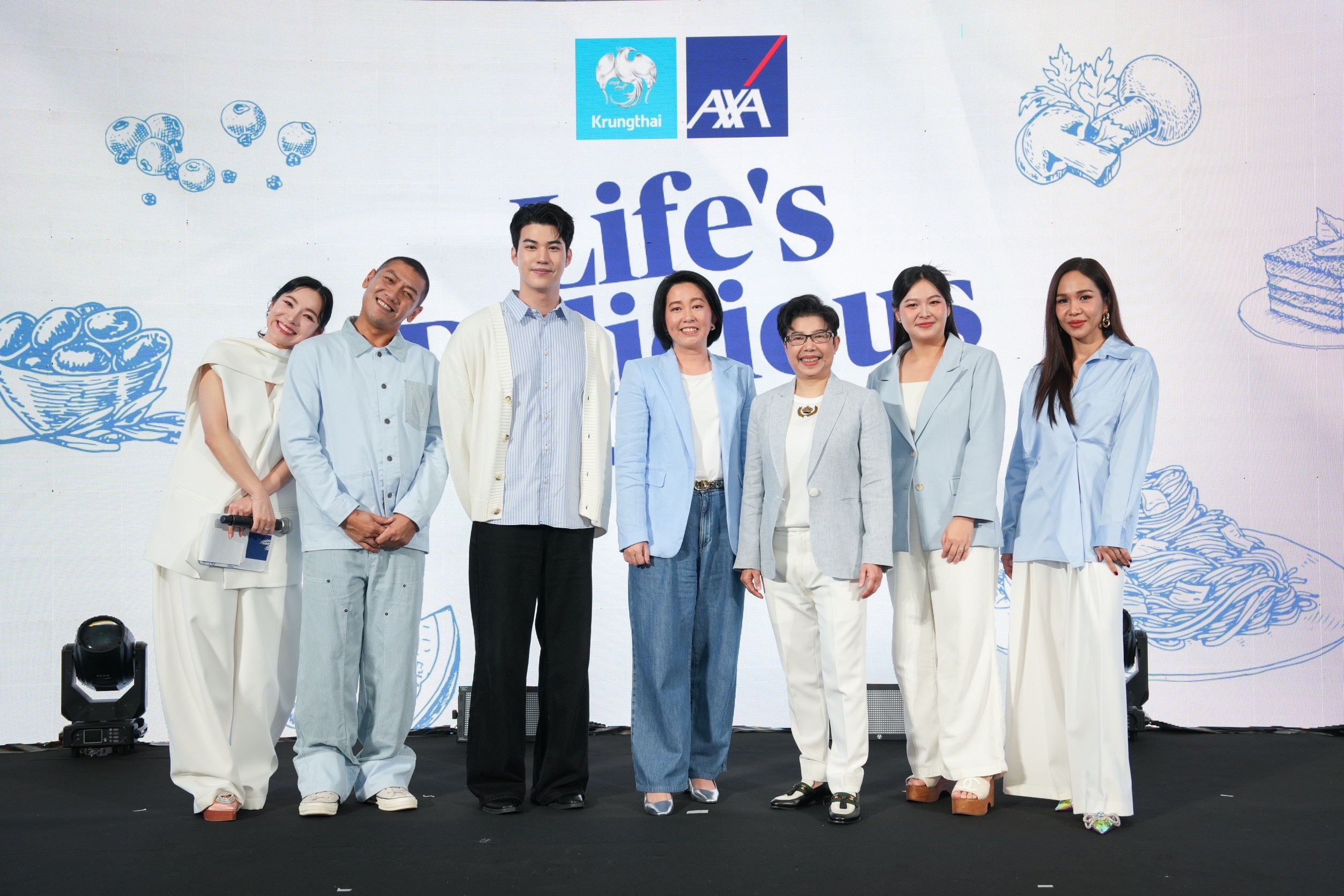 กรุงไทย–แอกซ่า ประกันชีวิต เปิ ดตัวแคมเปญใหญ่ส่งท้ายปี “Life’s Delicious by กรุงไทย-แอกซ่า ประกันชีวิต” เสิร์ฟประสบการณ์แสนอร่อยเพ่อื ให้ทุกคนได้เอนจอยทุกช่วงเวลาของชีวิต