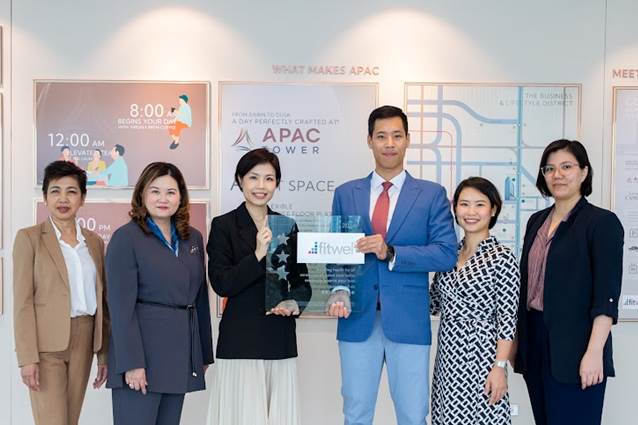 เอสซีจี ร่วมกับ APAC Tower คว้า Fitwel ระดับสูงสุด อาคาร Mixed-Use ใจกลางกรุงเทพฯ พร้อมมอบประสบการณ์สุดพรีเมียม และดูแลสุขภาวะที่ดีให้กับผู้ใช้งานตลอดทั้งวัน