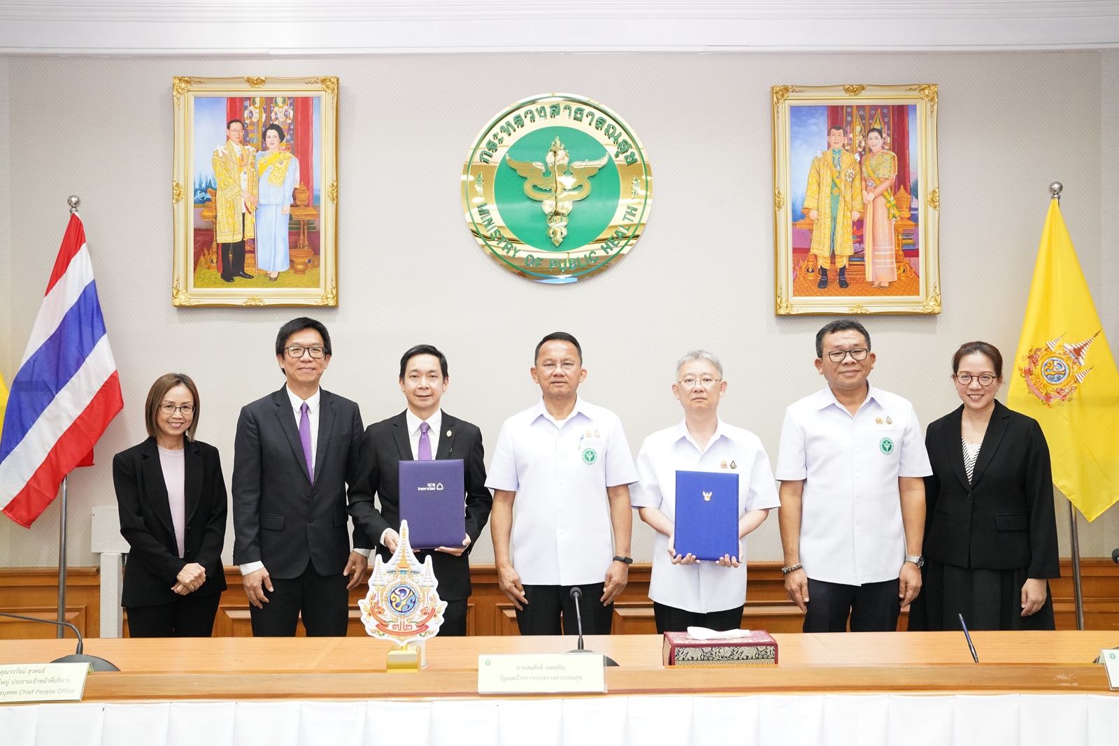 ธนาคารไทยพาณิชย์ ร่วมมือกับ กระทรวงสาธารณสุข ลงนามบันทึกข้อตกลงความร่วมมือ “การขับเคลื่อนพัฒนาองค์ความรู้และนวัตกรรม เพื่อพัฒนาศักยภาพบุคลากรเปลี่ยนผ่านสู่ระบบบริการสุขภาพดิจิทัล”