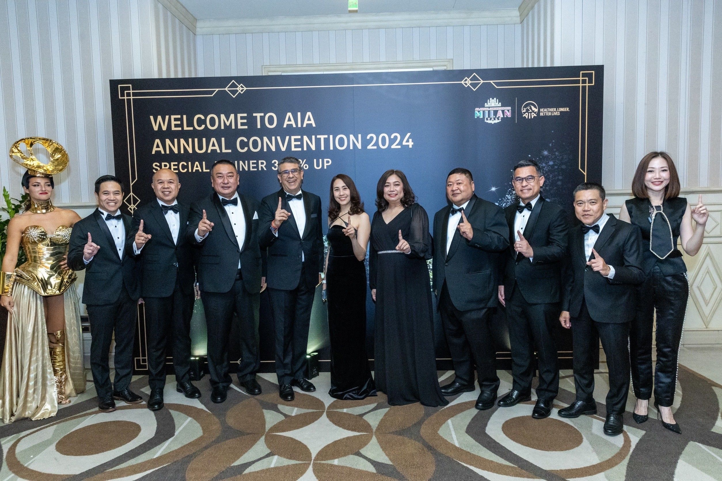 เอไอเอ ประเทศไทย นำทัพพลังตัวแทนผู้พิชิตคุณวุฒิ AIA Annual Convention 2024 ร่วมฉลองความสำเร็จ ณ เมืองมิลาน ประเทศอิตาลี