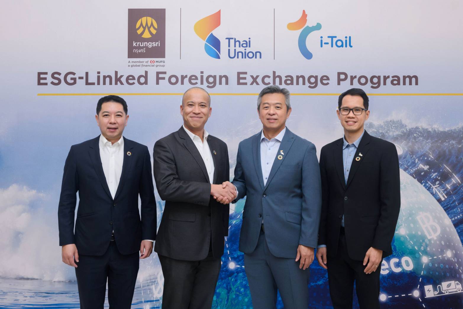 กรุงศรี จับมือ ไทยยูเนี่ยน และ ไอ-เทล เปิดตัวโครงการ ESG-Linked Foreign Exchange (FX)ด้วยมาตรฐานสากล