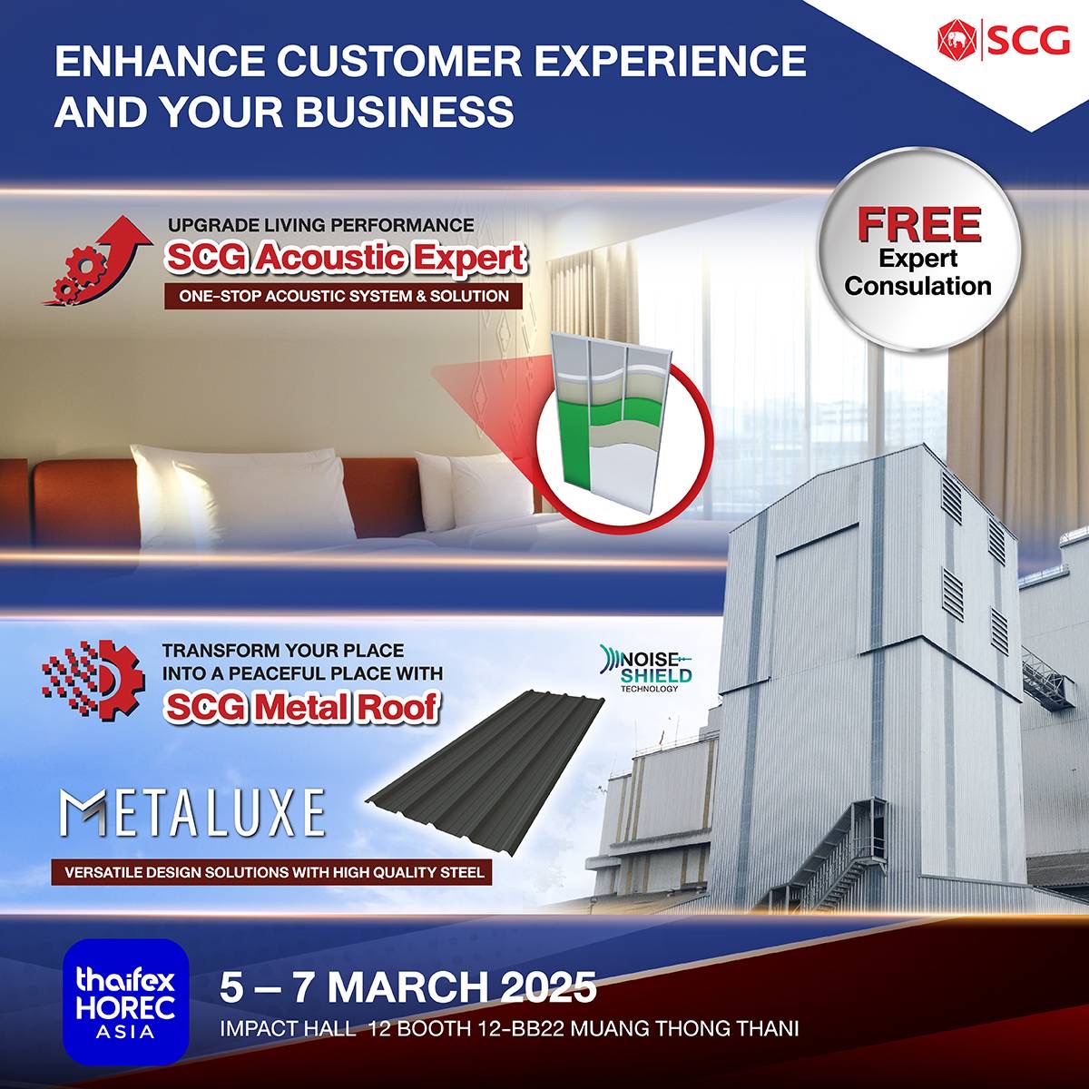 SCG นำเสนอโซลูชัน ยกระดับประสบการณ์ลูกค้าและธุรกิจในงาน THAIFEX-Horec Asia 2025