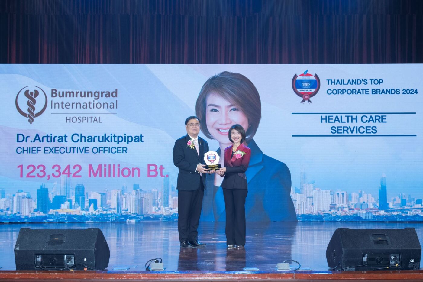 โรงพยาบาลบำรุงราษฎร์ คว้ารางวัล Thailand’s Top Corporate Brands 2024 ต่อเนื่องเป็นปีที่ 2 จากภาควิชาการตลาด คณะพาณิชยศาสตร์และการบัญชี จุฬาลงกรณ์มหาวิทยาลัย ร่วมกับตลาดหลักทรัพย์แห่งประเทศไทย สะท้อนการเติบโตอย่างต่อเนื่อง