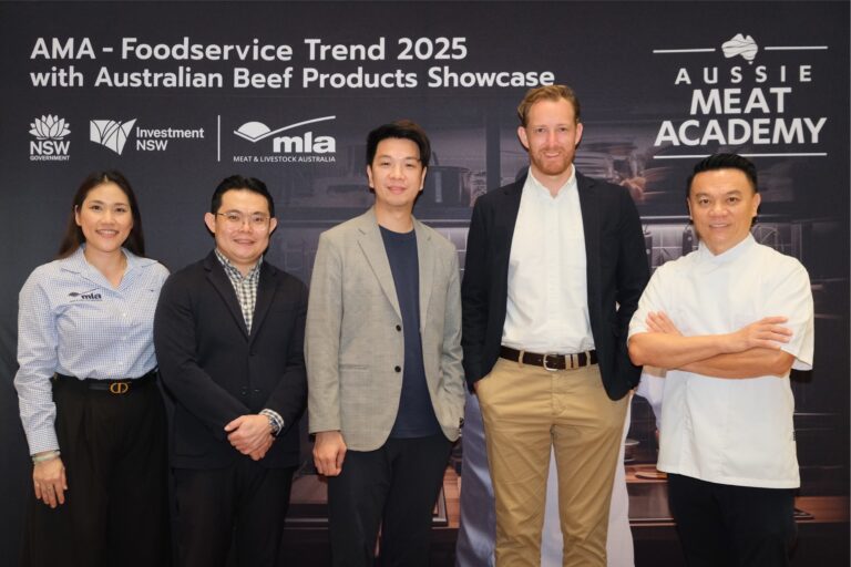 MLA เจาะลึกเทรนด์ฟู้ดเซอร์วิสโลกในปี 2025ชี้ศักยภาพเนื้อวัวออสเตรเลียวัตถุดิบหลักที่ช่วยเพิ่มมูลค่าเมนูสร้างสรรค์
