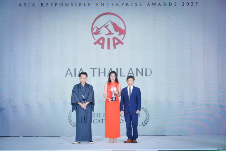 เอไอเอ ประเทศไทย คว้ารางวัล Asia Responsible Enterprise Awards 2025 จาก Enterprise Asia ติดต่อกันเป็นปีที่ 4