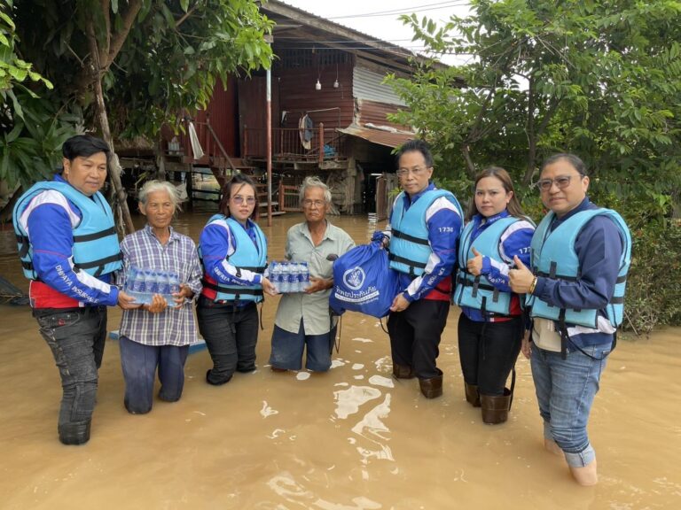 ทิพยประกันภัย เร่งช่วยเหลือผู้ประสบภัยน้ำท่วม จังหวัดสุโขทัย