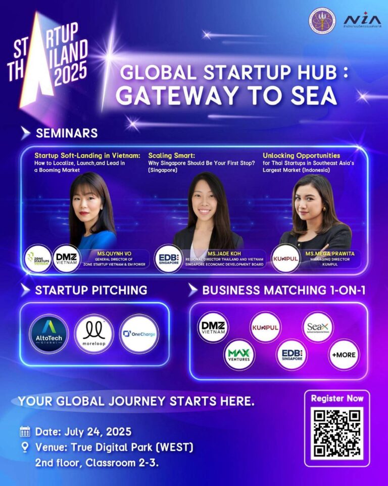 Startup Thailand 2025: Global Startup Gateway#SEA Program