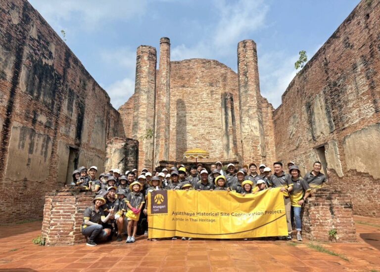 อาสาสมัครกรุงศรี ร่วมสืบสานอนุรักษ์โบราณสถานจังหวัดอยุธยา สู่ปีที่ 21
