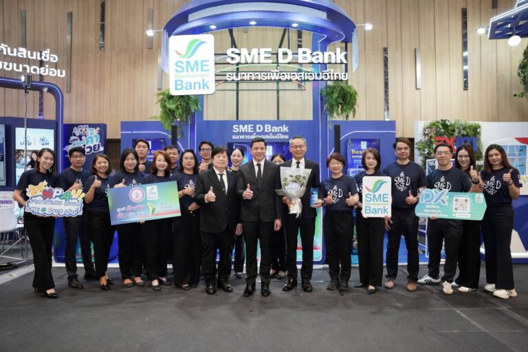 SME D Bank ผงาดคว้ารางวัล “สุดยอดองค์กรผู้ขับเคลื่อน SME แห่งปี 2568” เดินหน้ามอบบริการ “พัฒนาคู่เติมทุน” ในงาน Thailand Smart Money ณ บูธ A2