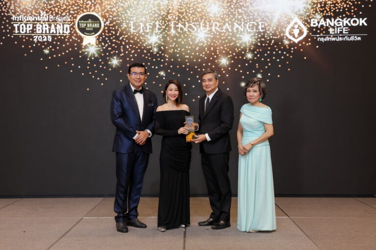 กรุงเทพประกันชีวิต คว้ารางวัล Top Influential Brand ต่อเนื่องปีที่ 2ตอกย้ำแบรนด์แห่งความ “ใส่ใจ” ที่ครองใจผู้บริโภคทุกเจเนอเรชัน
