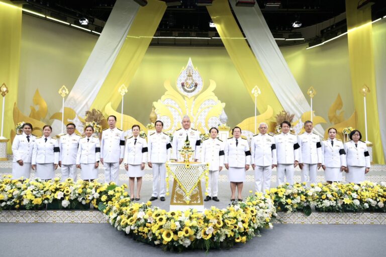กคช. ร่วมบันทึกเทปถวายพระพรชัยมงคล เนื่องในโอกาสวันเฉลิมพระชนมพรรษา พระบาทสมเด็จพระวชิรเกล้าเจ้าอยู่หัว ณ สถานีวิทยุโทรทัศน์แห่งประเทศไทย (NBT)