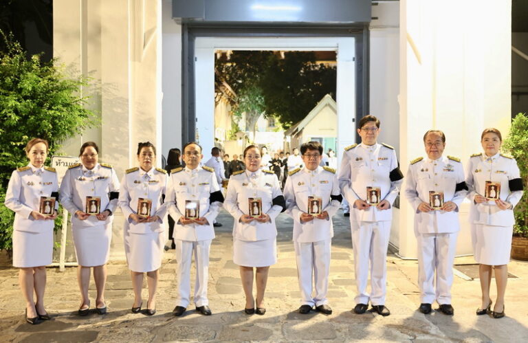 ออมสิน ร่วมพิธีธรรมสวดพระอภิธรรมพระศพ สมเด็จพระเจ้าลูกเธอ เจ้าฟ้าพัชรกิติยาภา นเรนทิราเทพยวดี กรมหลวงราชสาริณีสิริพัชร มหาวัชรราชธิดา