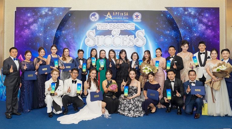 กรุงไทย-แอกซ่า ประกันชีวิต ร่วมเฉลิมฉลองความสำเร็จของ 28 สุดยอดตัวแทน ในงาน APFinSA Awards ครั้งที่ 7 ประจำปี 2026